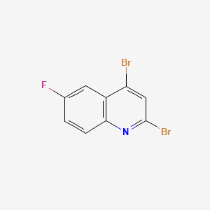 2,4-Dibromo-6-fluoroquinoline