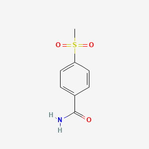 molecular formula C8H9NO3S B1369240 4-(Methylsulfonyl)benzamide CAS No. 4461-38-5