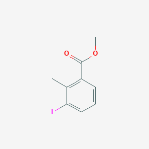molecular formula C9H9IO2 B1369246 Methyl 3-iodo-2-methylbenzoate CAS No. 52570-33-9