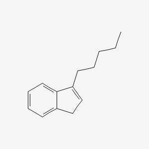 molecular formula C14H18 B1369247 3-Pentyl-1H-indene 