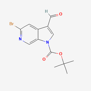 1-Boc-5-bromo-6-azaindole-3-carbaldehyde