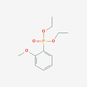 molecular formula C11H17O4P B13692515 Diethyl (2-Methoxyphenyl)phosphonate 