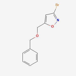 5-[(Benzyloxy)methyl]-3-bromoisoxazole