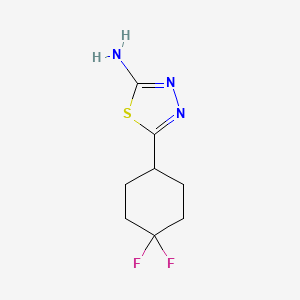 5-(4,4-Difluorocyclohexyl)-1,3,4-thiadiazol-2-amine