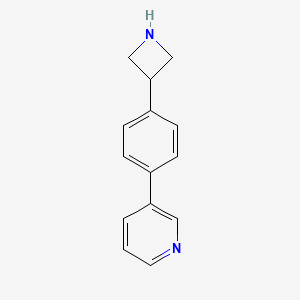 3-[4-(3-Azetidinyl)phenyl]pyridine