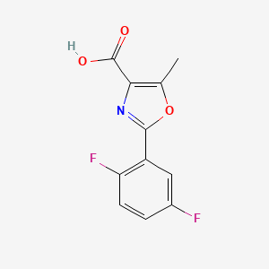 2-(2,5-Difluorophenyl)-5-methyloxazole-4-carboxylic Acid