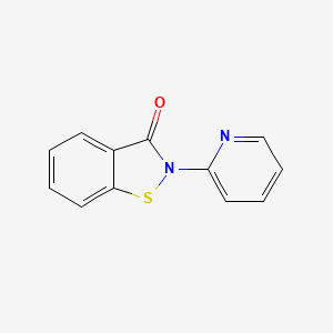 molecular formula C12H8N2OS B13692575 2-(2-Pyridyl)benzo[d]isothiazol-3(2H)-one 