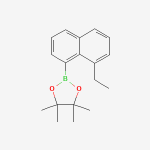 2-(8-Ethylnaphthalen-1-yl)-4,4,5,5-tetramethyl-1,3,2-dioxaborolane