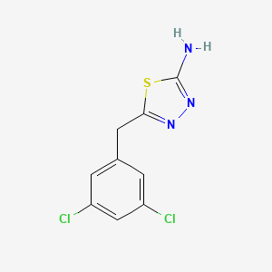 2-Amino-5-(3,5-dichlorobenzyl)-1,3,4-thiadiazole