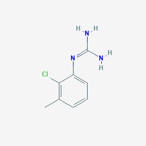 molecular formula C8H10ClN3 B13692634 1-(2-Chloro-3-methylphenyl)guanidine CAS No. 41213-71-2