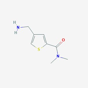 4-(aminomethyl)-N,N-dimethylthiophene-2-carboxamide