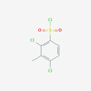 molecular formula C7H5Cl3O2S B1369270 2,4-二氯-3-甲基苯磺酰氯 CAS No. 69145-58-0