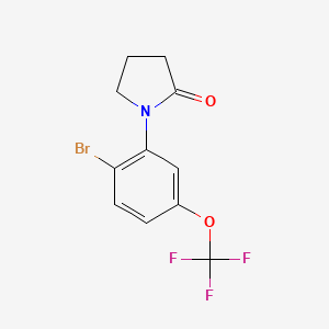 1-[2-Bromo-5-(trifluoromethoxy)phenyl]-2-pyrrolidinone