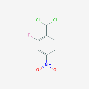 1-(Dichloromethyl)-2-fluoro-4-nitrobenzene