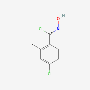 4-Chloro-N-hydroxy-2-methylbenzimidoyl Chloride