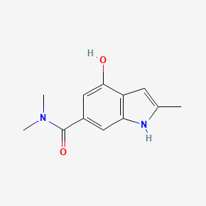 4-Hydroxy-N,N,2-trimethylindole-6-carboxamide