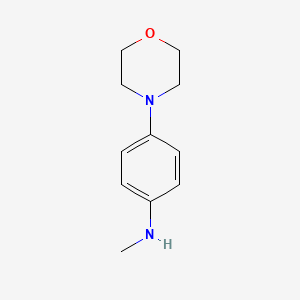 molecular formula C11H16N2O B1369276 Methyl-(4-morpholin-4-YL-phenyl)-amine CAS No. 173186-17-9