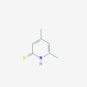 molecular formula C7H9NS B1369278 4,6-Dimethylpyridine-2-thiol CAS No. 54364-19-1