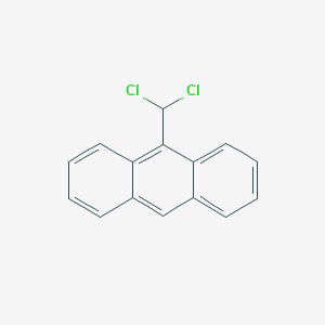 molecular formula C15H10Cl2 B13692780 9-(Dichloromethyl)anthracene 