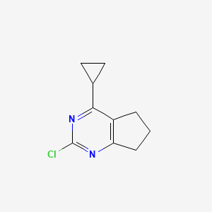 2-Chloro-4-cyclopropyl-6,7-dihydro-5H-cyclopenta[d]pyrimidine