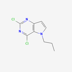 2,4-dichloro-5-propyl-5H-pyrrolo[3,2-d]pyrimidine