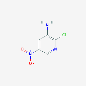 molecular formula C5H4ClN3O2 B13692811 3-Amino-2-chloro-5-nitropyridine 