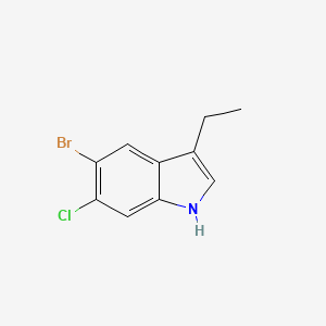 5-Bromo-6-chloro-3-ethyl-1H-indole