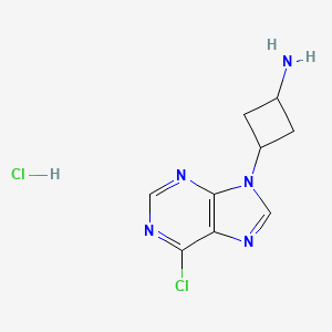 (1S,3S)-3-(6-Chloro-9H-purin-9-yl)cyclobutanamine Hydrochloride