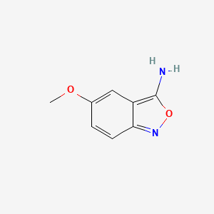 molecular formula C8H8N2O2 B13692852 3-Amino-5-methoxybenzisoxazole 