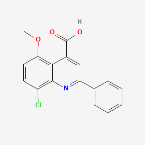 8-Chloro-5-methoxy-2-phenylquinoline-4-carboxylic Acid