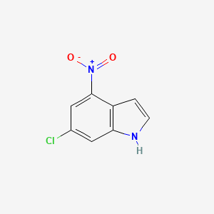 molecular formula C8H5ClN2O2 B1369286 6-chloro-4-nitro-1H-indole CAS No. 245524-95-2