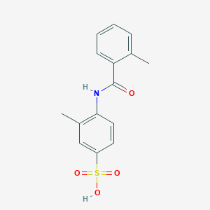 3-Methyl-4-(2-methylbenzamido)benzenesulfonic Acid