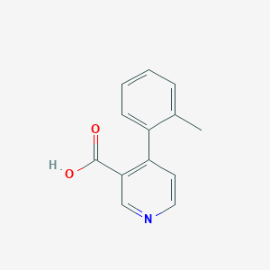 B1369290 4-(2-Methylphenyl)nicotinic acid CAS No. 207850-76-8