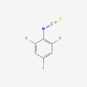 molecular formula C7H2F2INS B13692913 2,6-Difluoro-4-iodophenyl Isothiocyanate 