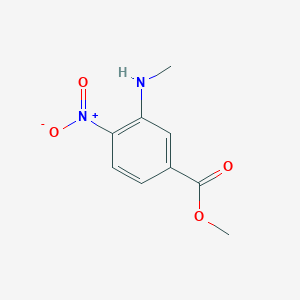 molecular formula C9H10N2O4 B1369292 Methyl 3-(methylamino)-4-nitrobenzoate CAS No. 251643-13-7