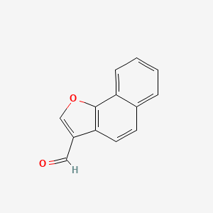 molecular formula C13H8O2 B13692981 Naphtho[1,2-b]furan-3-carbaldehyde 