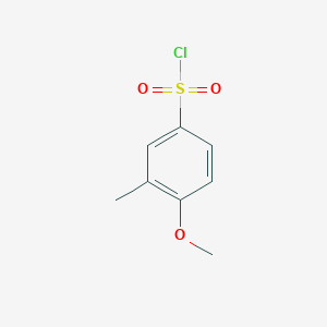 molecular formula C8H9ClO3S B1369300 4-甲氧基-3-甲苯磺酰氯 CAS No. 84910-98-5