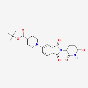 tert-Butyl 1-(2-(2,6-dioxopiperidin-3-yl)-1,3-dioxoisoindolin-5-yl)piperidine-4-carboxylate