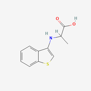 molecular formula C11H11NO2S B13693014 H-beta-(3-Benzothienyl)-Ala-OH 