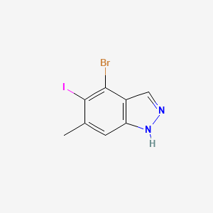 4-Bromo-5-iodo-6-methyl-1H-indazole