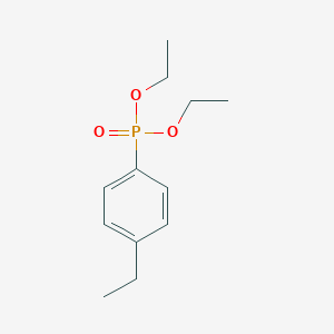 molecular formula C12H19O3P B13693041 Diethyl (4-ethylphenyl)phosphonate CAS No. 72596-29-3