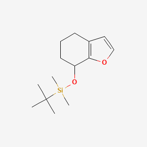 tert-Butyldimethyl[(4,5,6,7-tetrahydro-7-benzofuryl)oxy]silane