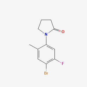 1-(4-Bromo-5-fluoro-2-methylphenyl)-2-pyrrolidinone