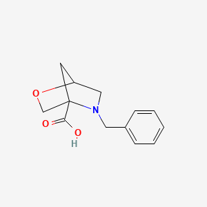 molecular formula C13H15NO3 B13693122 5-Benzyl-2-oxa-5-azabicyclo[2.2.1]heptane-4-carboxylic Acid 