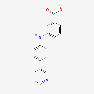 3-[[4-(3-Pyridyl)phenyl]amino]benzoic Acid