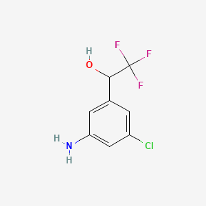 1-(3-Amino-5-chlorophenyl)-2,2,2-trifluoroethanol