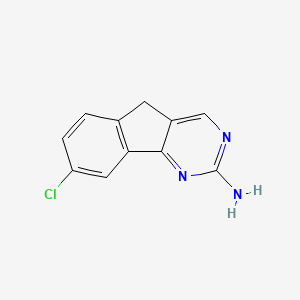 8-Chloro-5H-indeno[1,2-d]pyrimidin-2-amine