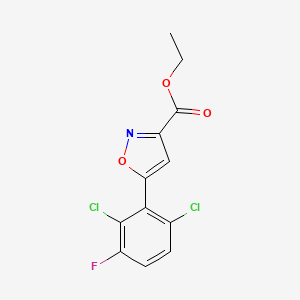 Ethyl 5-(2,6-Dichloro-3-fluorophenyl)isoxazole-3-carboxylate