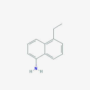 molecular formula C12H13N B13693255 1-Amino-5-ethylnaphthalene 