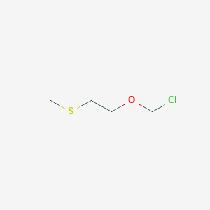 molecular formula C4H9ClOS B13693284 [2-(Chloromethoxy)ethyl](methyl)sulfane 